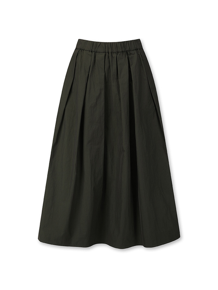 여성) 나일론 플레어 스커트