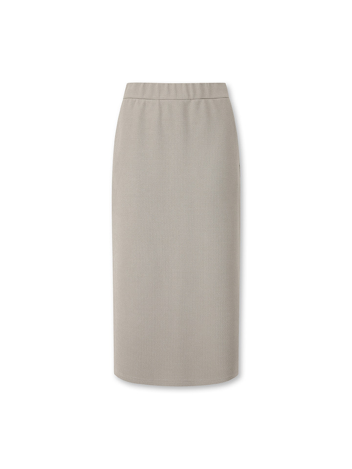 여성) 텍스처드 H라인 스커트