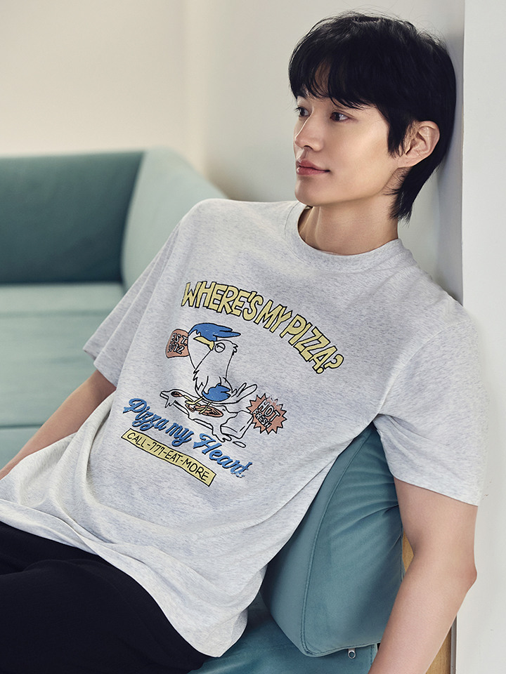 남성) 쿨에어코튼 그래픽 반팔 티