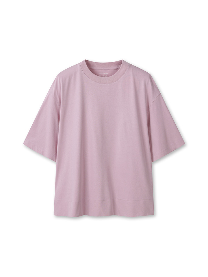 여성) 쿨에어 코튼 크루넥 반팔 티 (오버핏)