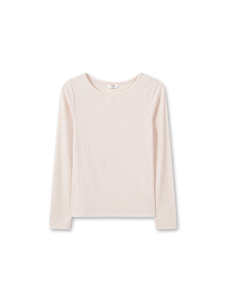 여성) 시어 립 긴팔 티