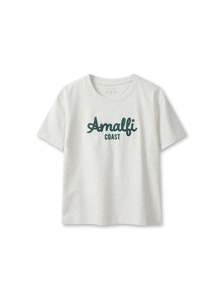 여성) 쿨에어 코튼 그래픽 반팔 티 (ITALY)