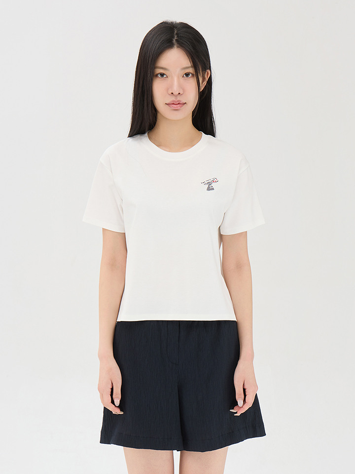 여성) 쿨에어 코튼 콜라보 반팔 티 (BAL9OORAK)