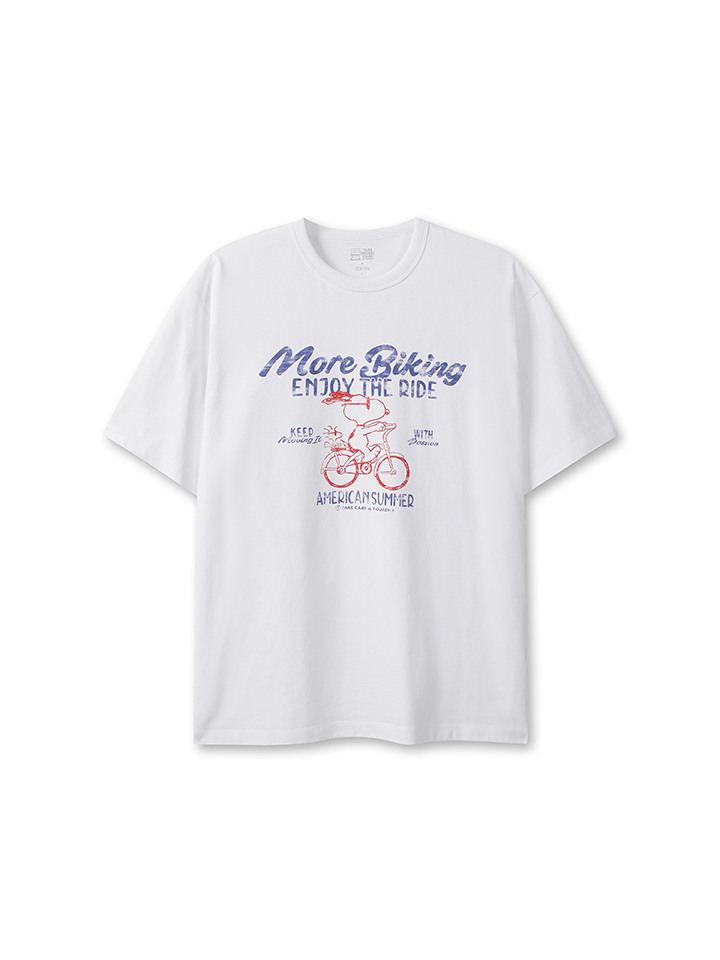 공용) 코튼 콜라보 반팔 티 (피너츠)