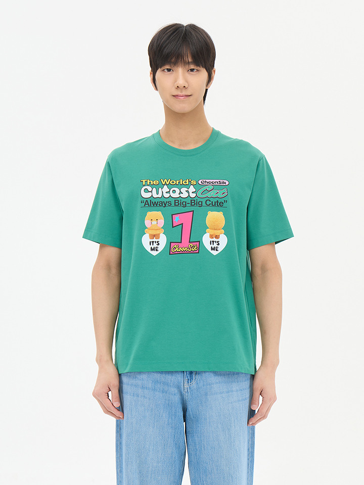 공용) 쿨에어코튼 콜라보 반팔 티 (카카오프렌즈)