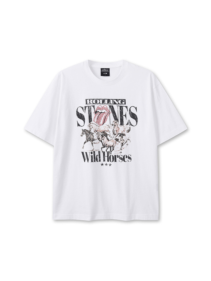 공용) 뮤직 콜라보 반팔 티 (롤링스톤즈)