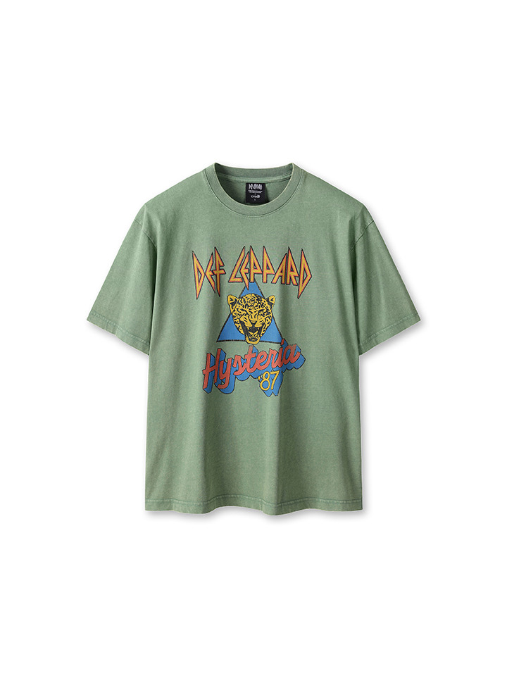 공용) 뮤직 콜라보 반팔 티 (데프 레퍼드)