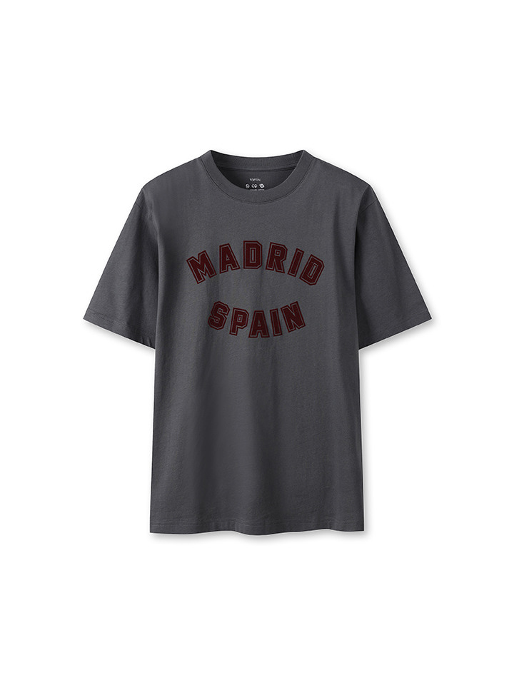 공용) 오가닉 코튼 그래픽 반팔 티 (레터링)