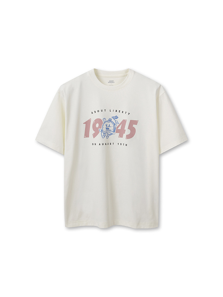 공용) 쿨에어 코튼 어바웃 모먼트 콜라보 티셔츠 (빛을 되찾다광복 80th)