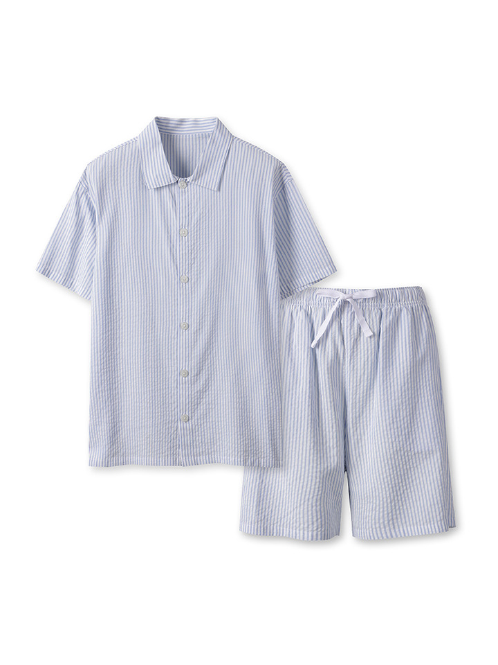 공용) 소프트 시어서커 파자마 SET-UP