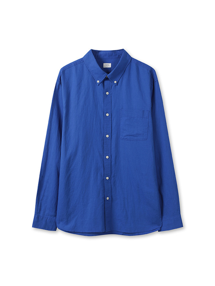 남성) 리넨 버튼다운 셔츠