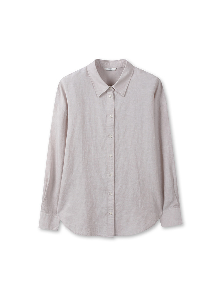 여성) 리넨 루즈핏 셔츠
