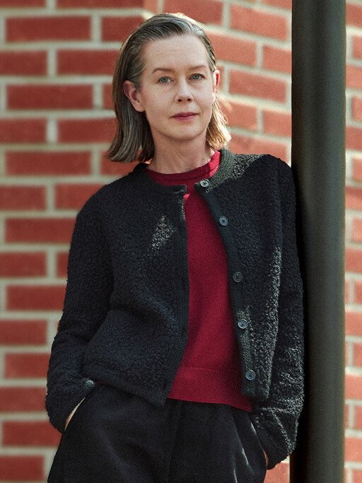 여성) 프리미엄 화인 메리노 반팔 스웨터