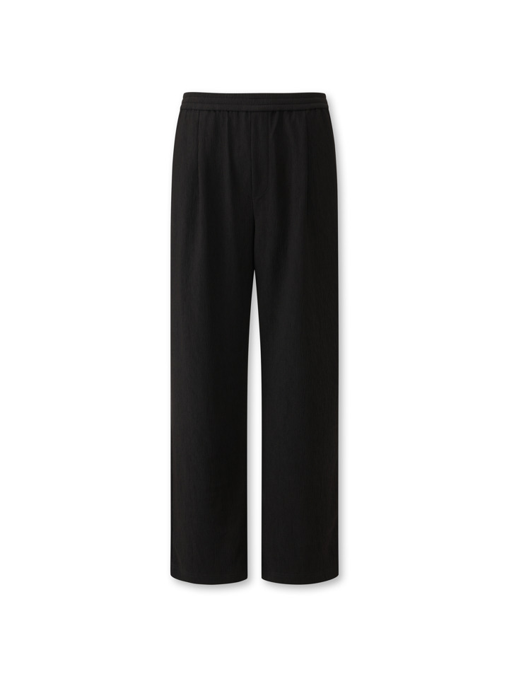 남성) 크링클 원 턱 밴딩 팬츠