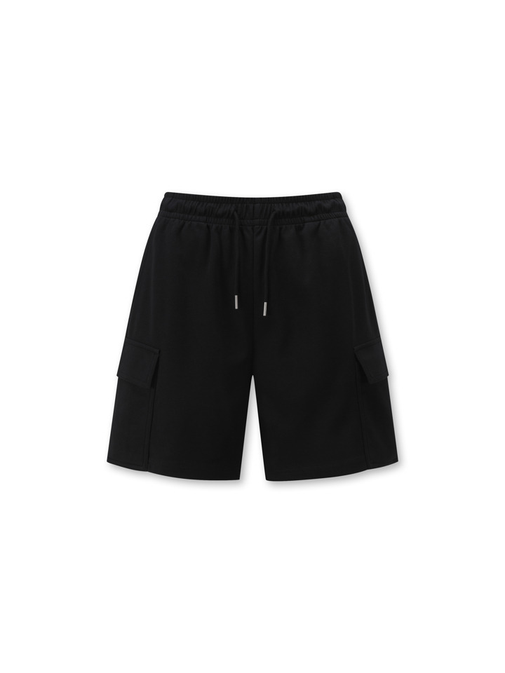 여성) 쿨에어 코튼 더블니트 카고 스웨트쇼츠