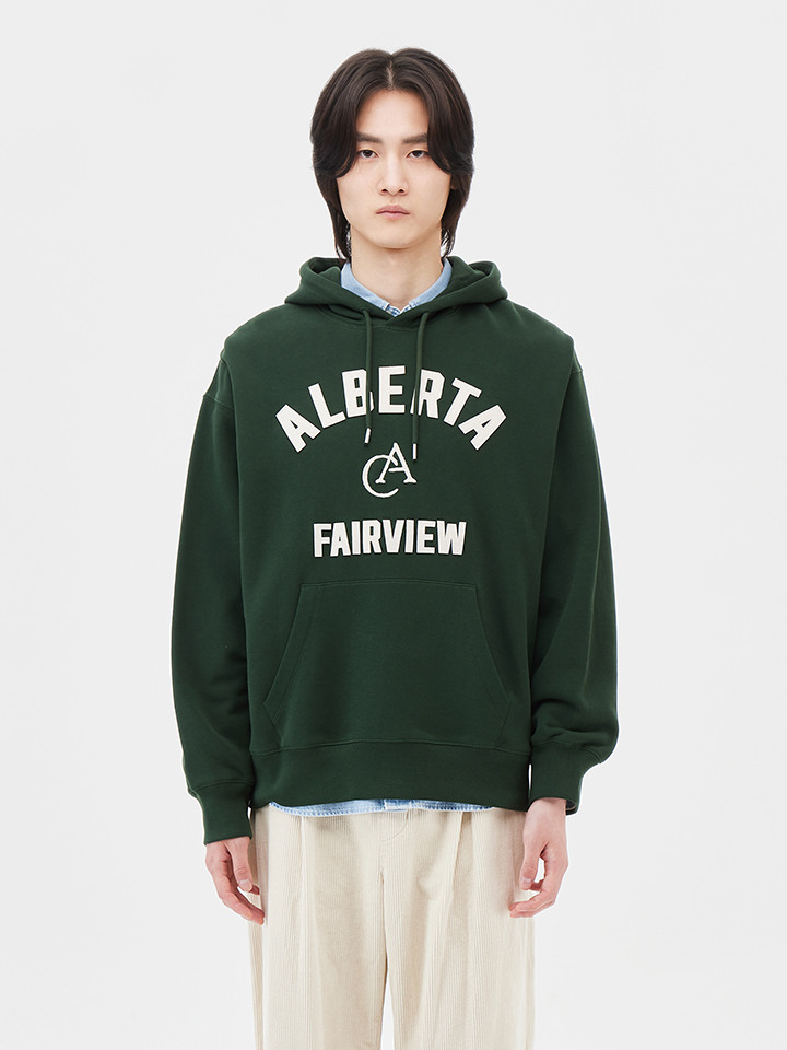 공용) 코튼 테리 그래픽 스웨트후디