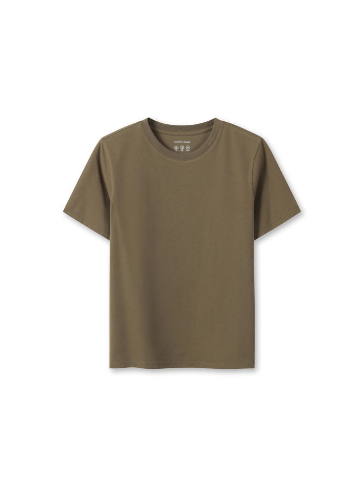 여성) 쿨에어 코튼 크루넥 티셔츠