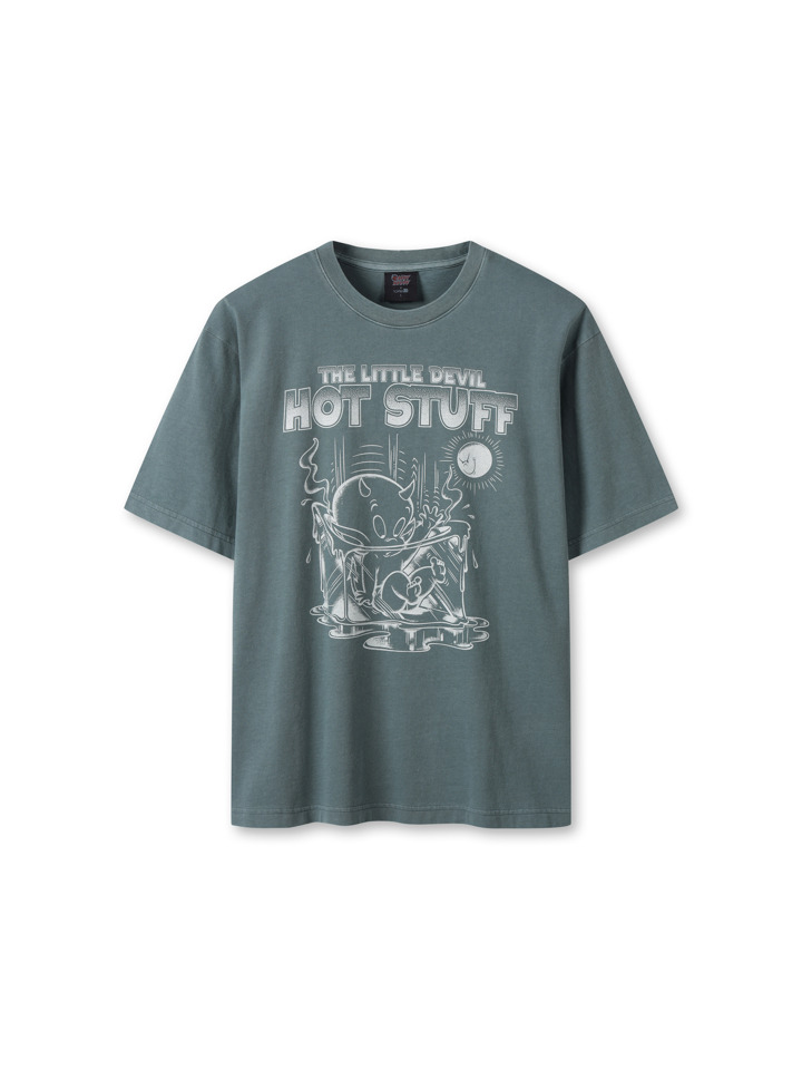 공용) 콜라보 그래픽 반팔 티 (핫 스터프)