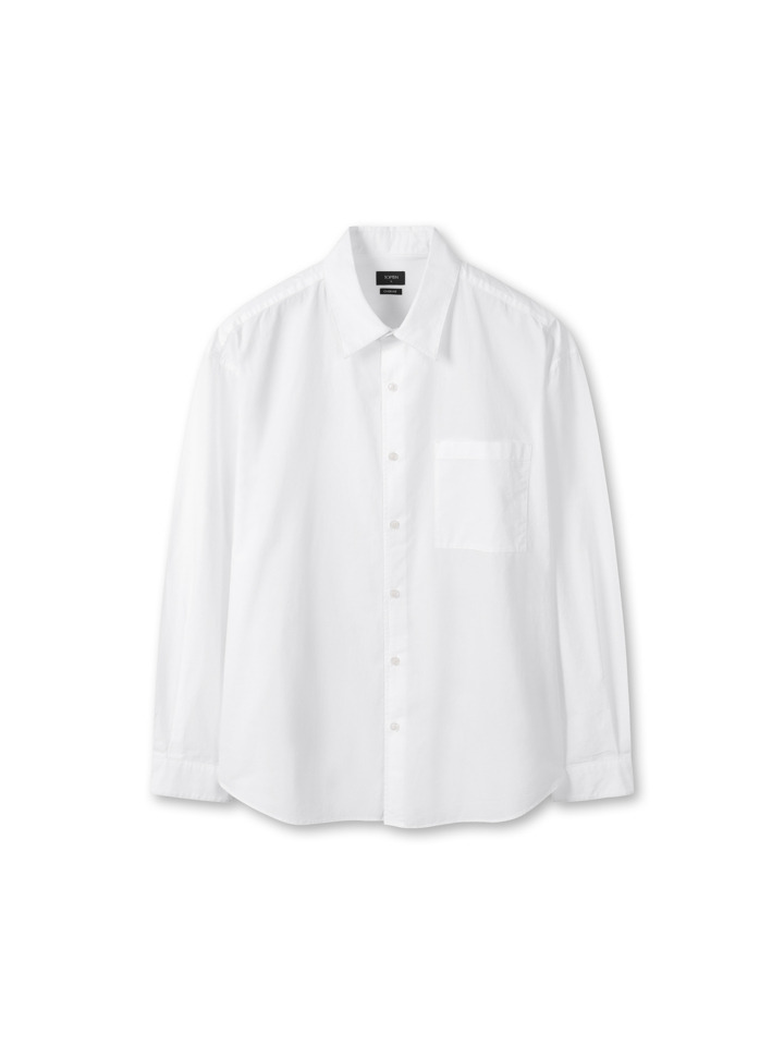 공용) 포플린 오버핏 셔츠