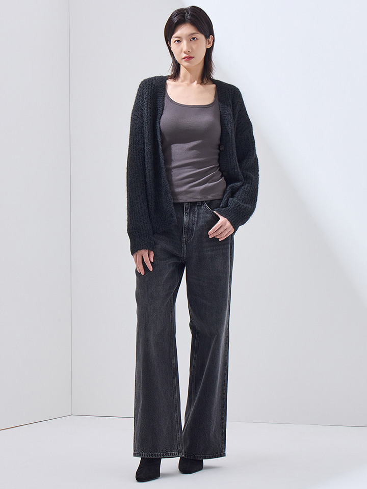 여성) 더 웜 와이드 데님