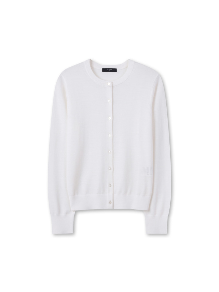 여성) 프리미엄 화인 메리노 가디건