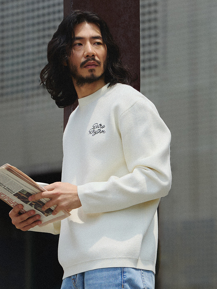 남성) 소프트터치 텍스쳐드 스웨터