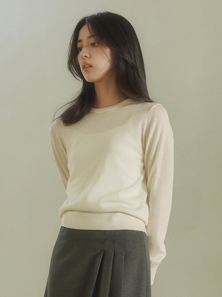 여성) 프리미엄 화인 메리노 스웨터