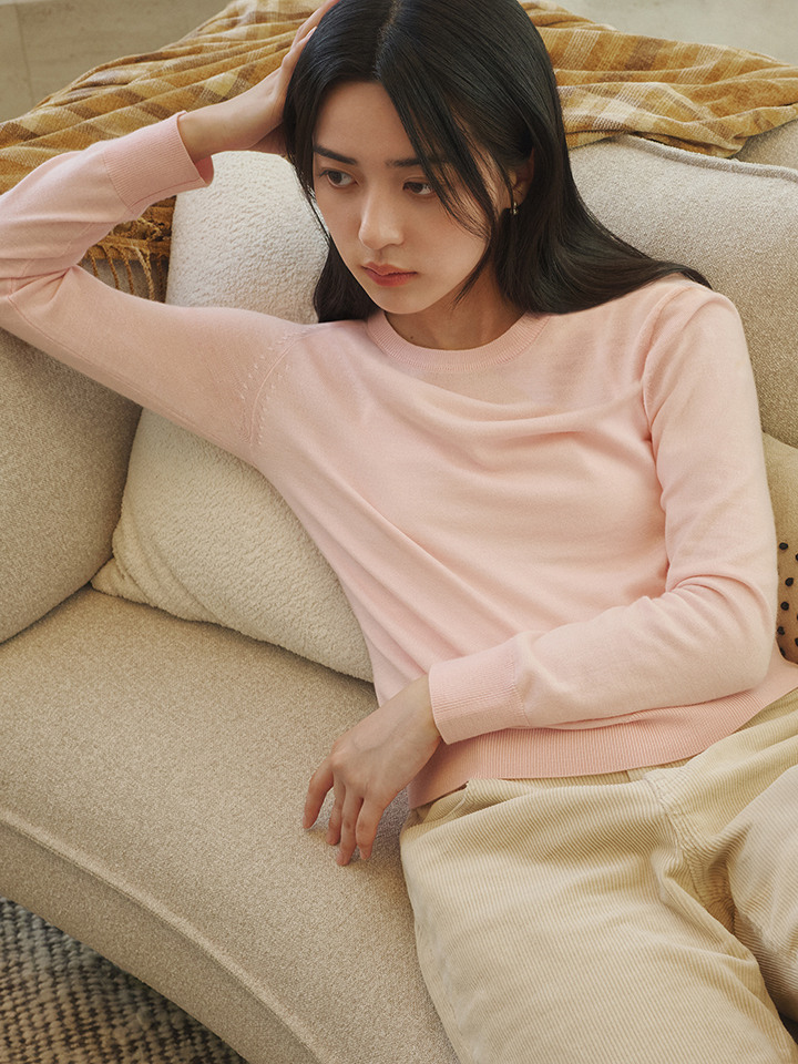 여성) 프리미엄 화인 메리노 스웨터