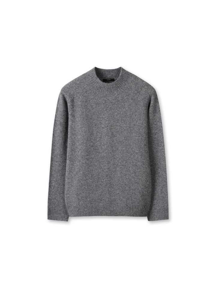 남성) 커스타드얀 모크넥 스웨터