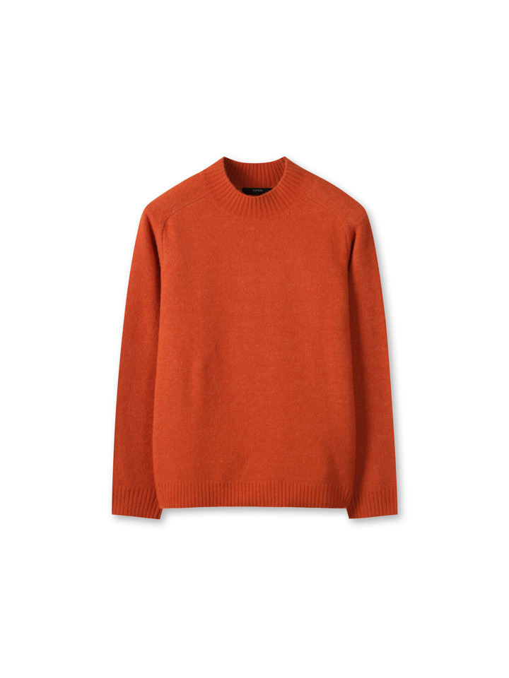 남성) 커스타드얀 모크넥 스웨터