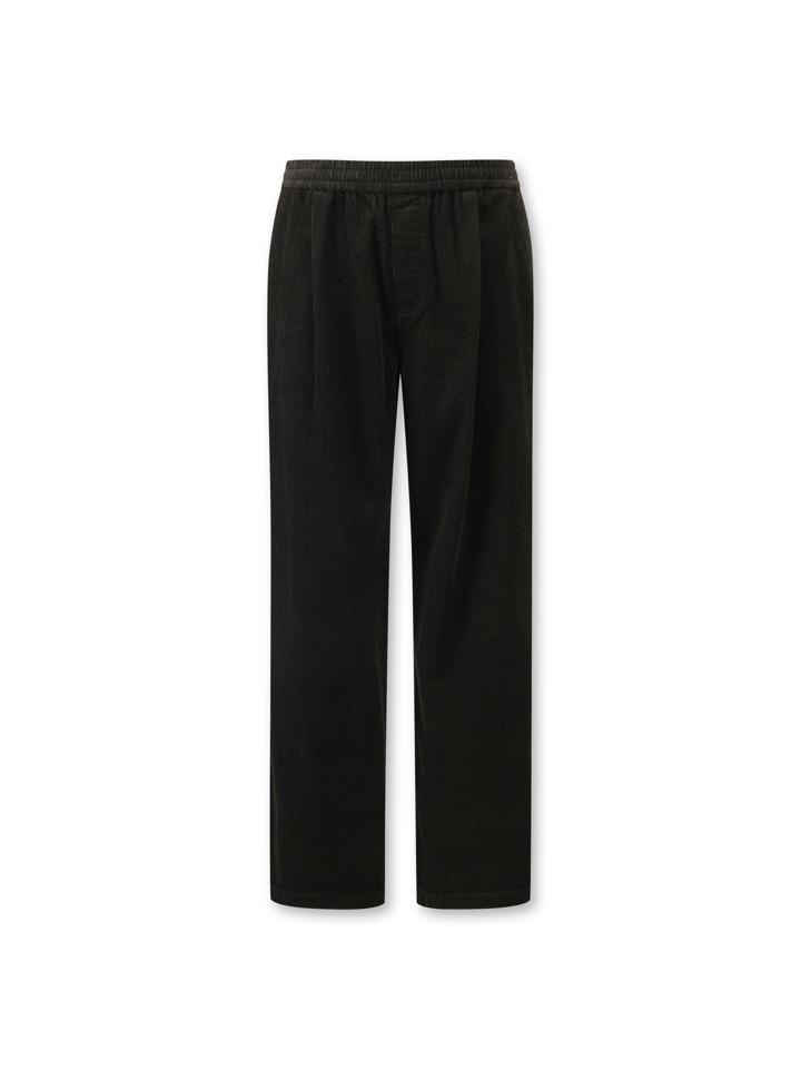 남성) 와이드 코듀로이 밴딩 팬츠