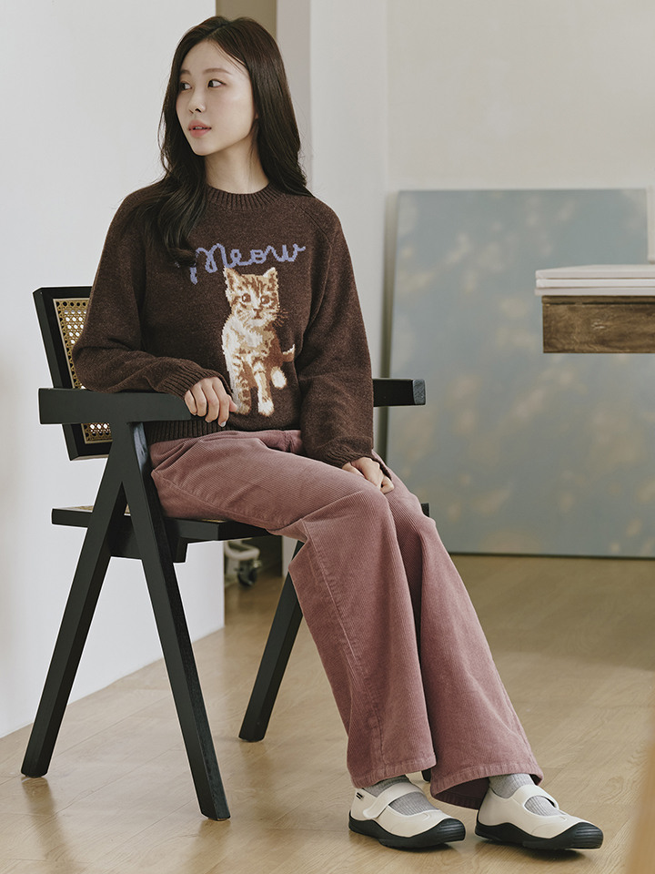 여성) 더 웜 코듀로이 스트레이트 팬츠