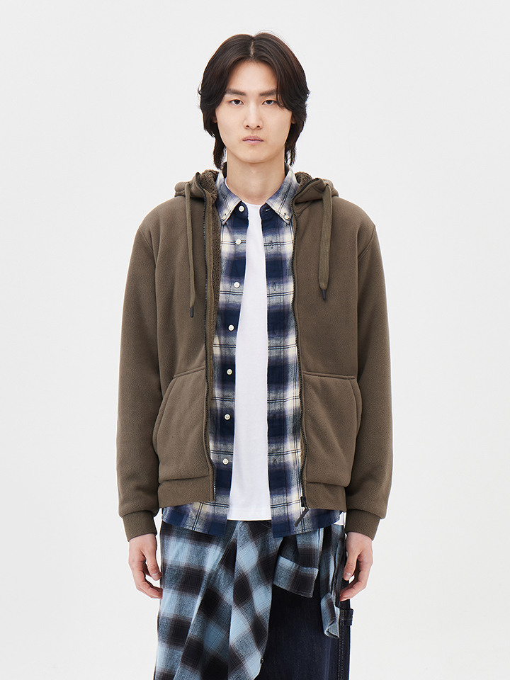 공용) 보아 본딩 후드 집업