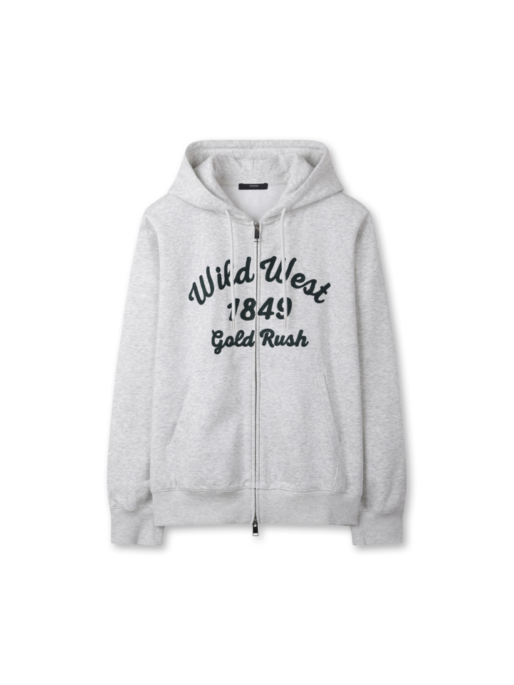 공용) 플리스 그래픽 후드 집업