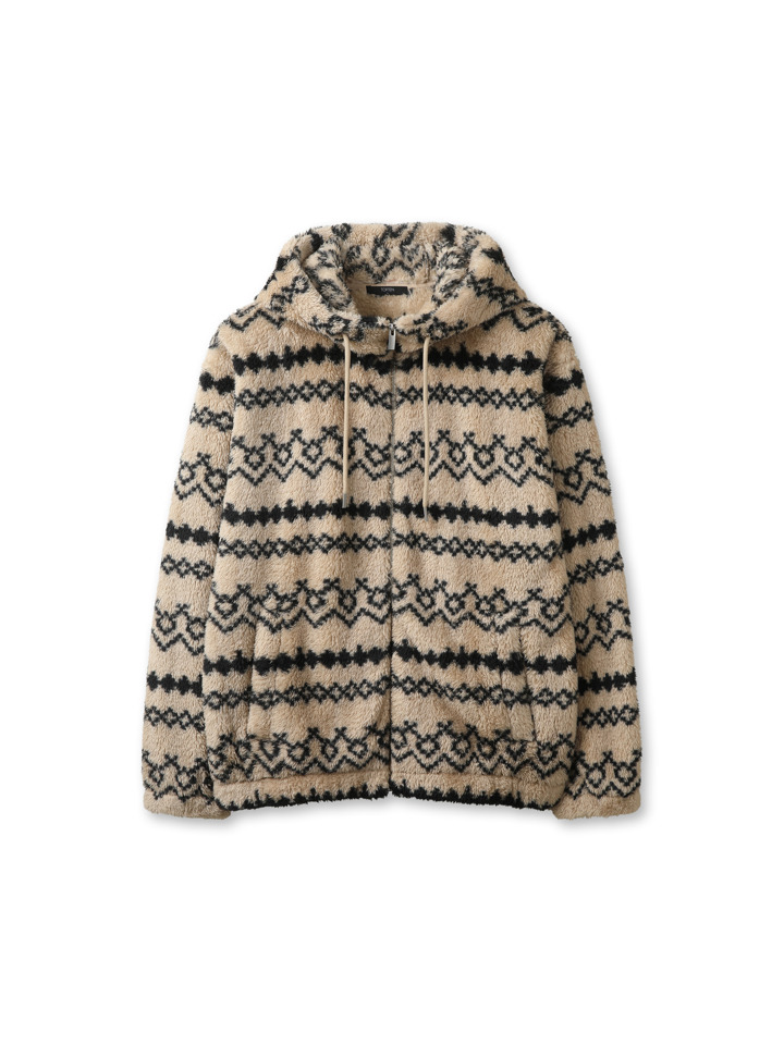 공용) 플러피플리스 후드 집업