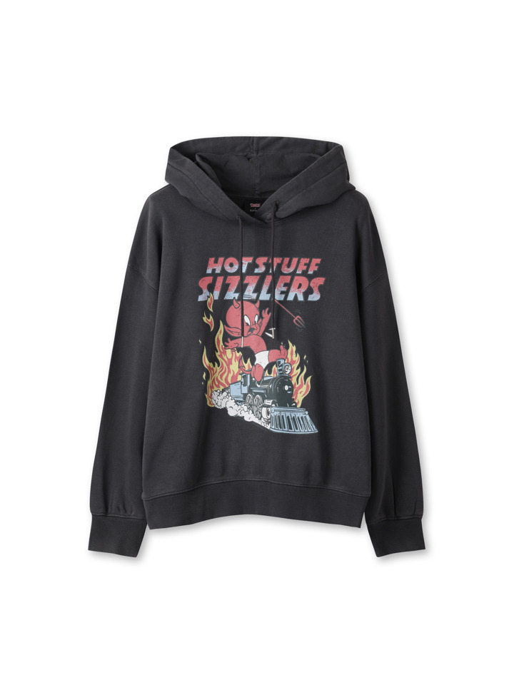 여성) 가먼트 다잉 콜라보 스웨트 후디 (캐스퍼&핫스터프)