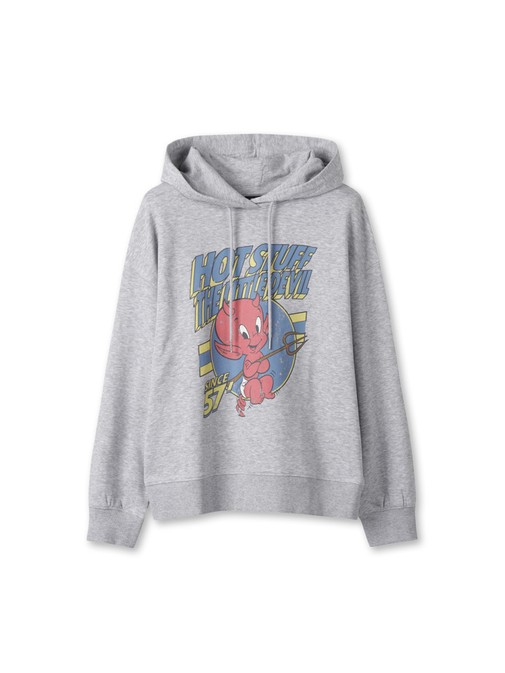 여성) 가먼트 다잉 콜라보 스웨트 후디 (캐스퍼&핫스터프)