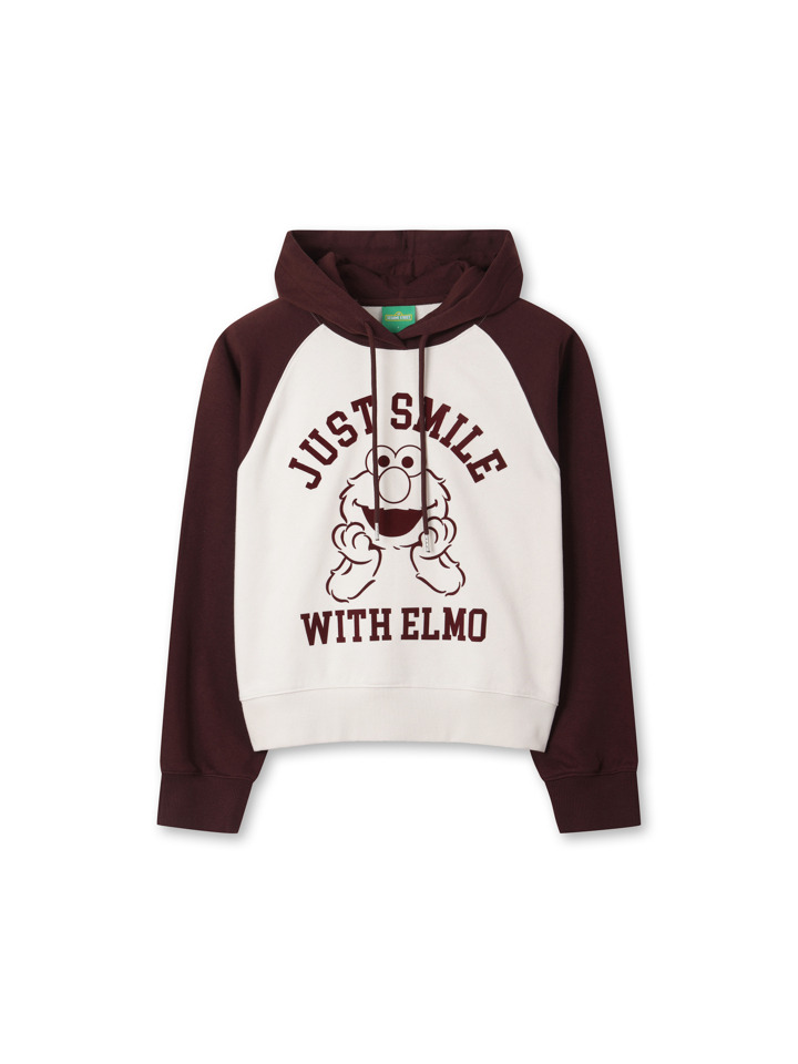 여성) 플리스 콜라보 스웨트 후디 (SESAME STREET)