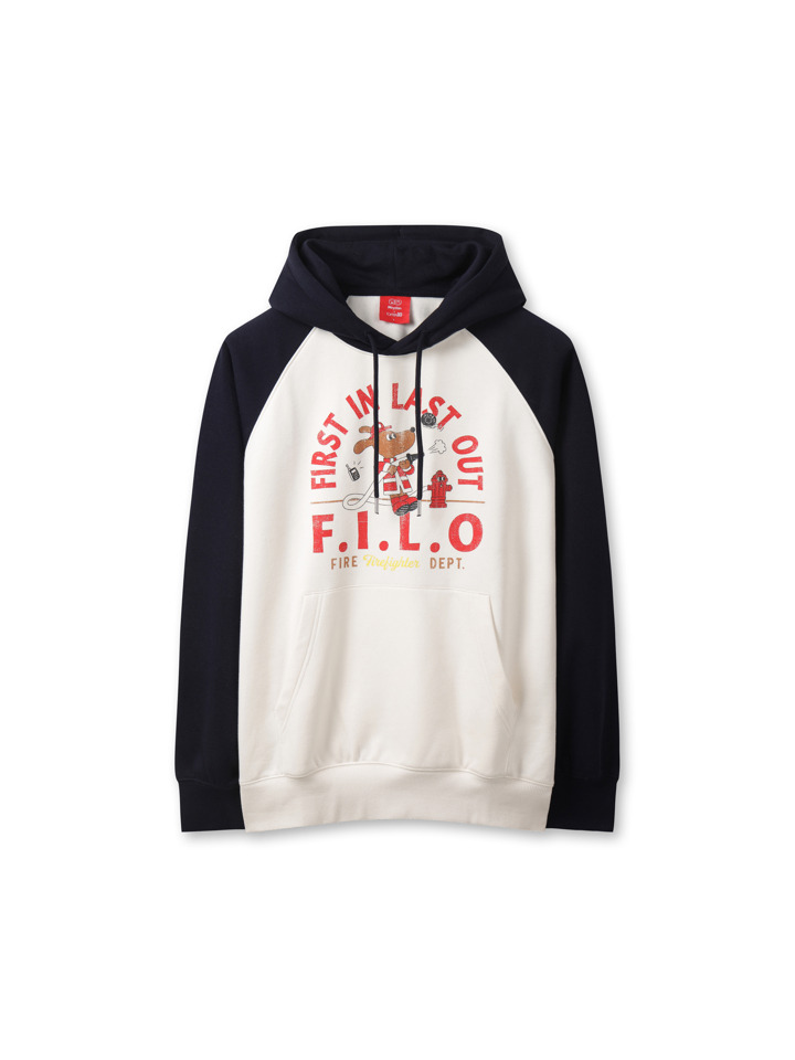 공용) 플리스 그래픽 후드 (소방의날 캠페인 X 노이신)