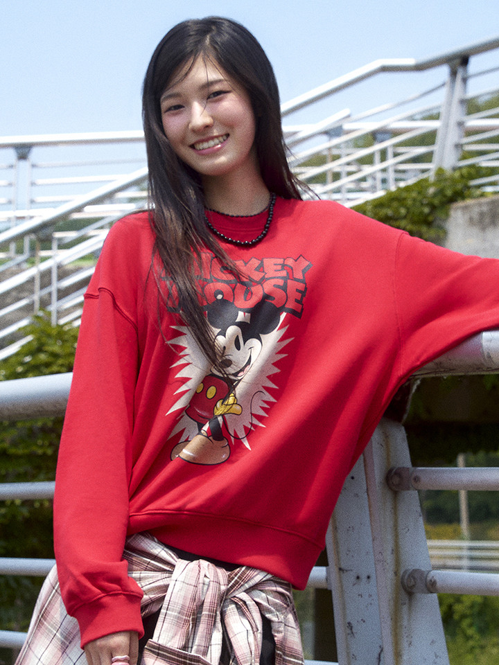 여성) 콜라보 스웨트셔츠 (DISNEY)