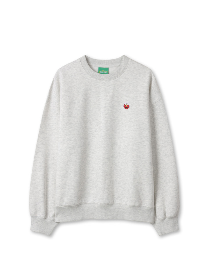 여성) 플리스 콜라보 스웨트셔츠 (SESAME STREET)