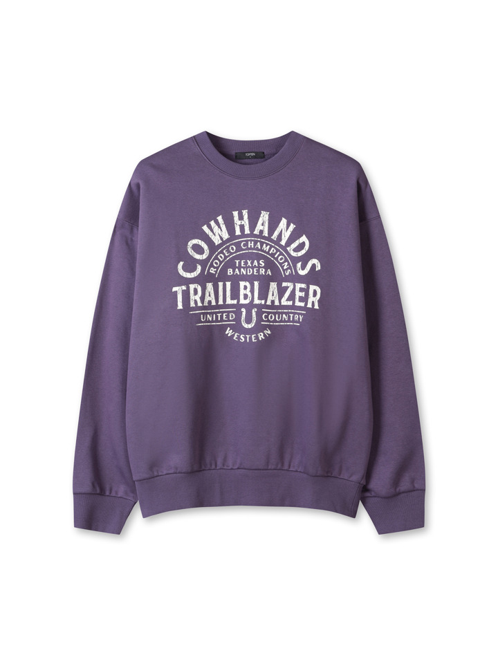 공용) 플리스 그래픽 스웨트셔츠