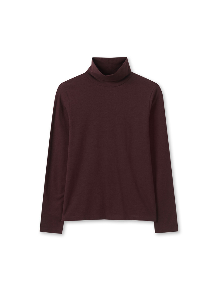 여성)  소프트 터틀넥 긴팔티