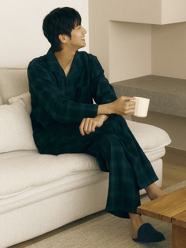 공용) 플란넬 라운지웨어 (SET-UP)