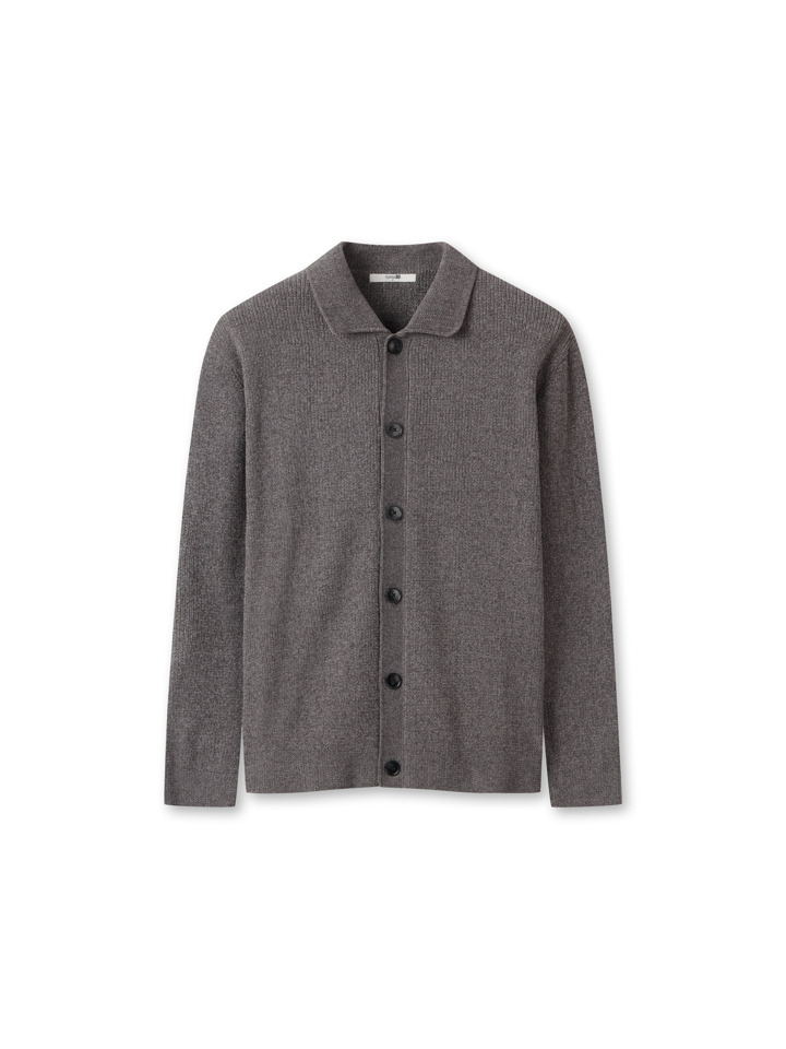 남성) 셔닐 카라 가디건