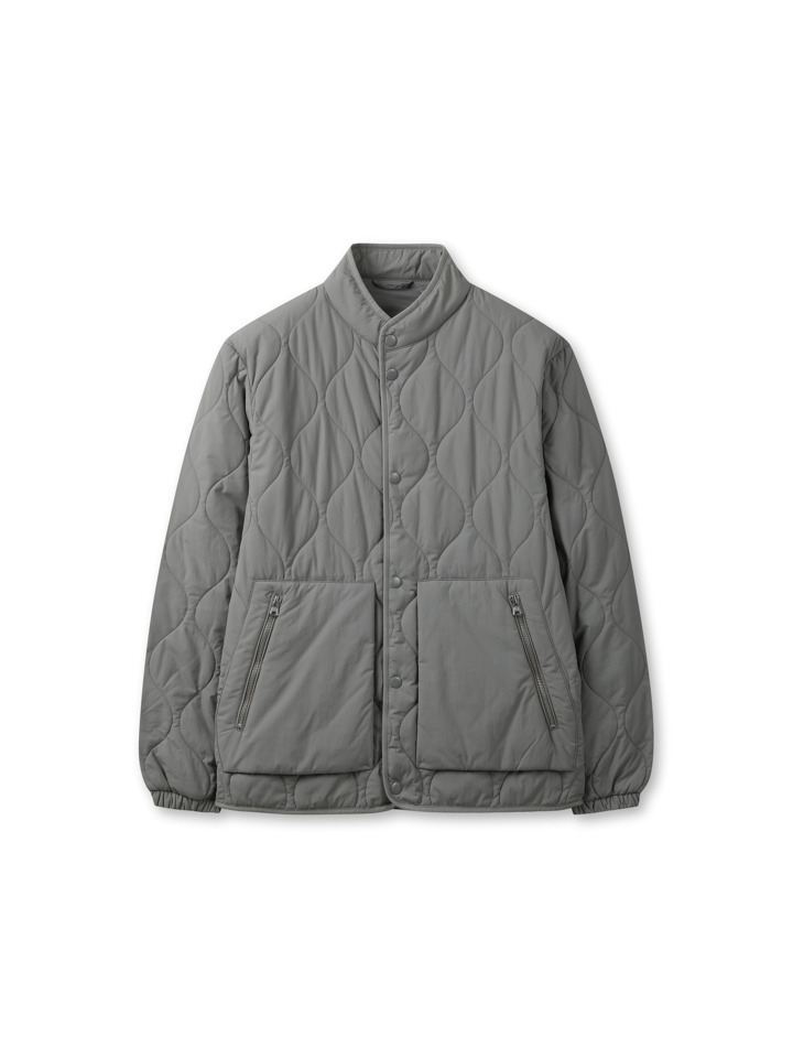 남성) 카라 퀼팅 점퍼