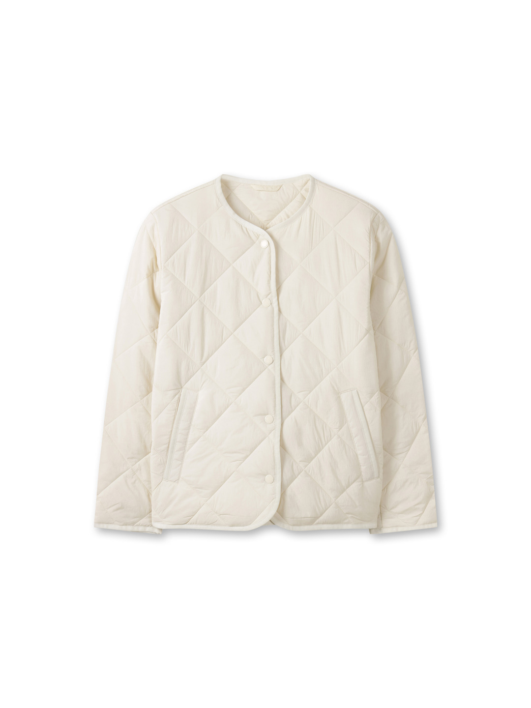 여성) 다이아 퀼팅 점퍼