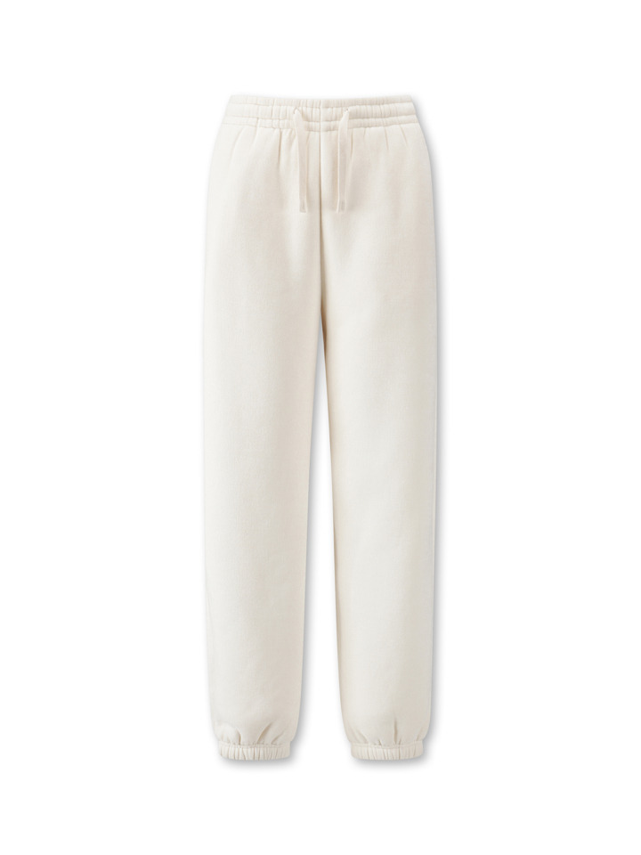 여성) 셔닐 보아 조거 팬츠