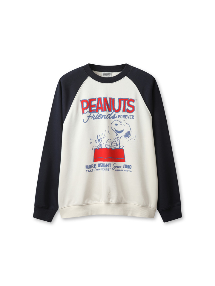 여성) [피너츠] 소프트 테리 스웨트셔츠