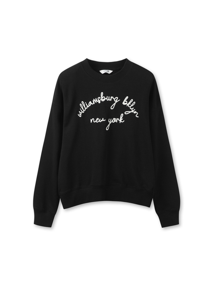 여성) 소프트 테리 그래픽 스웨트셔츠